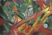 Franz Marc The Monkey (mk34) china oil painting artist